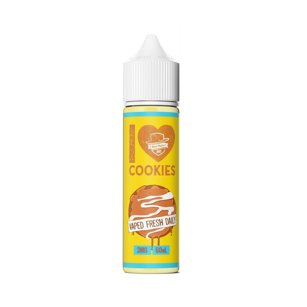 I Love Cookies by Mad Hatter I Love Series E-Liquid 60mL (Freebase) - Black Coral